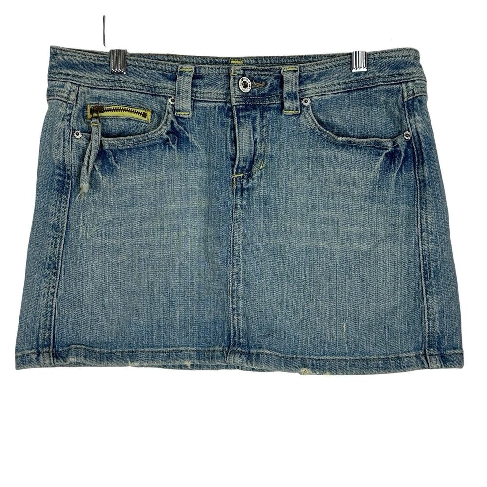 Tommy Jeans Skirt Size 5 Vintage Y2K Tommy Hilfiger Denim Mini Indie Grunge